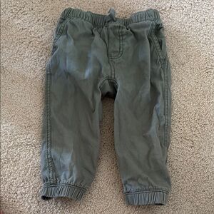Tea Collection 2T Kids Olive Joggers with Elastic Waist